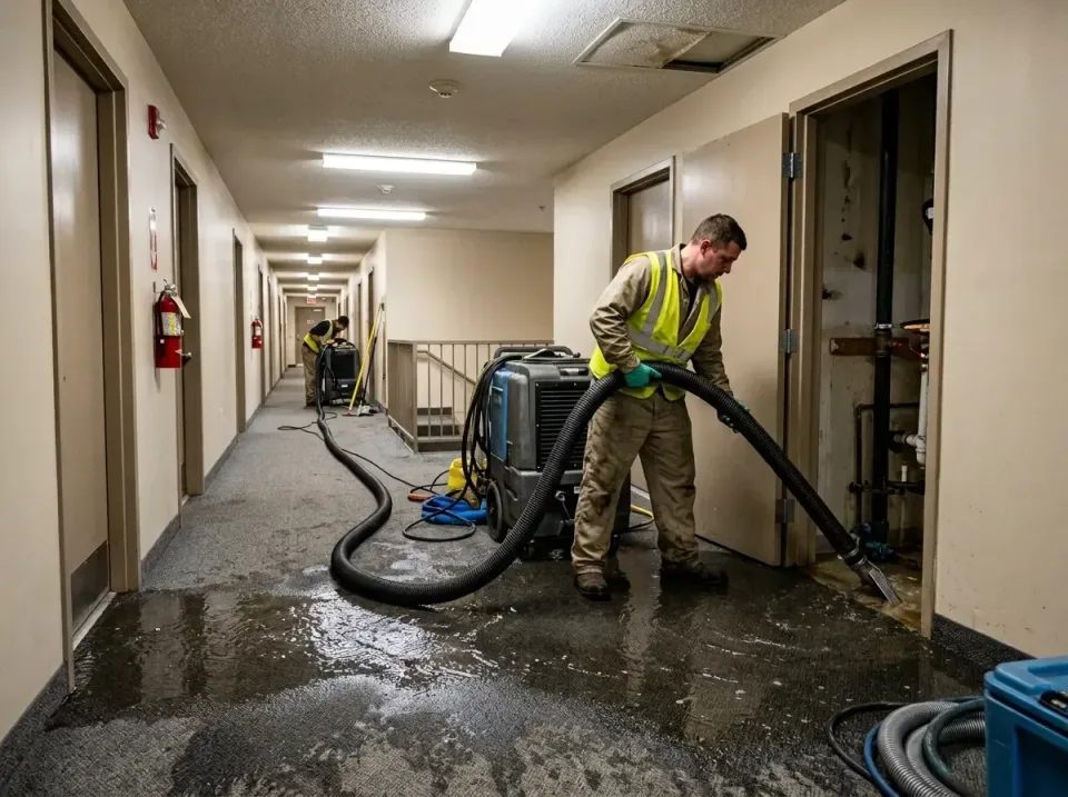 multi-unit-apartment-hallway-f-005 — frequently asked questions, Emergency Burst Pipe Water Extraction & Removal in Dodge Ci…